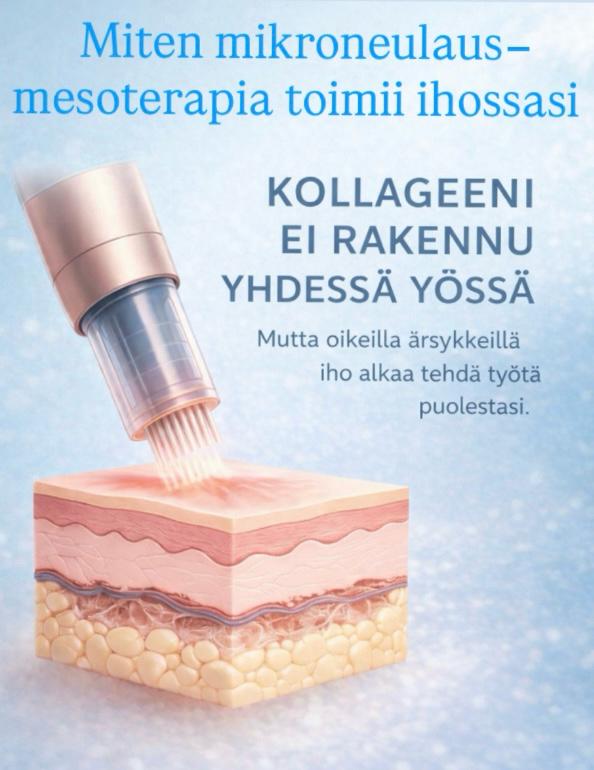 Mikroneulauksen vaikutus ihon kerroksissa