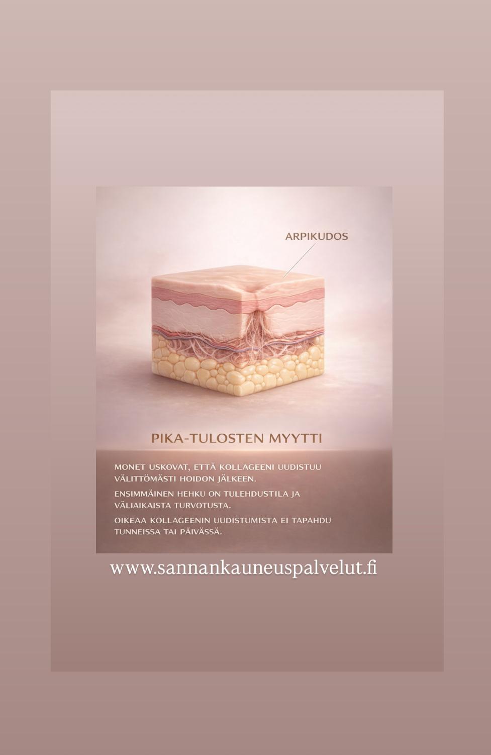 Pika-tulosten myytti – arpikudos ja kollageenin uudistuminen
