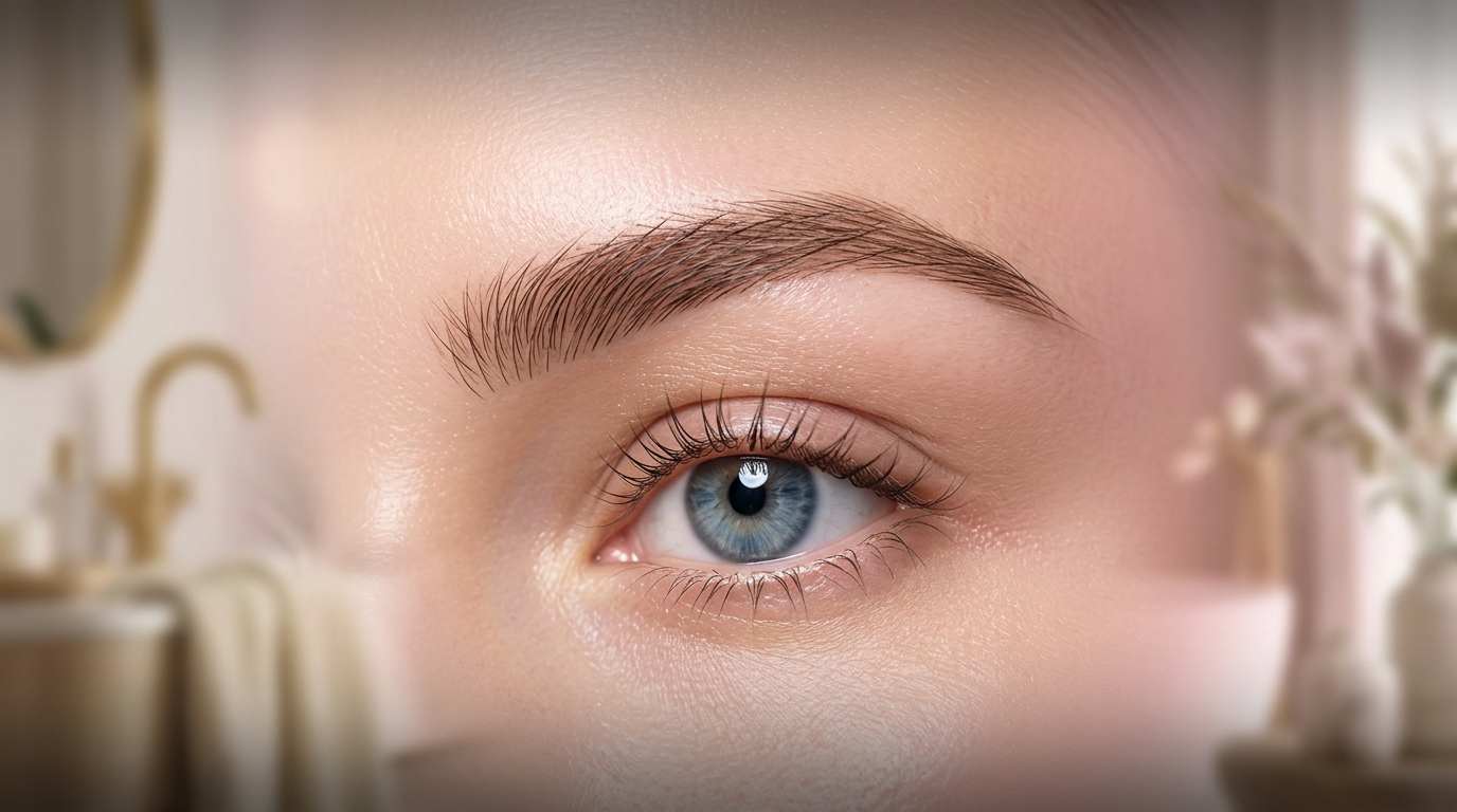 Microblading-kulmien pigmentointi hoidon aikana