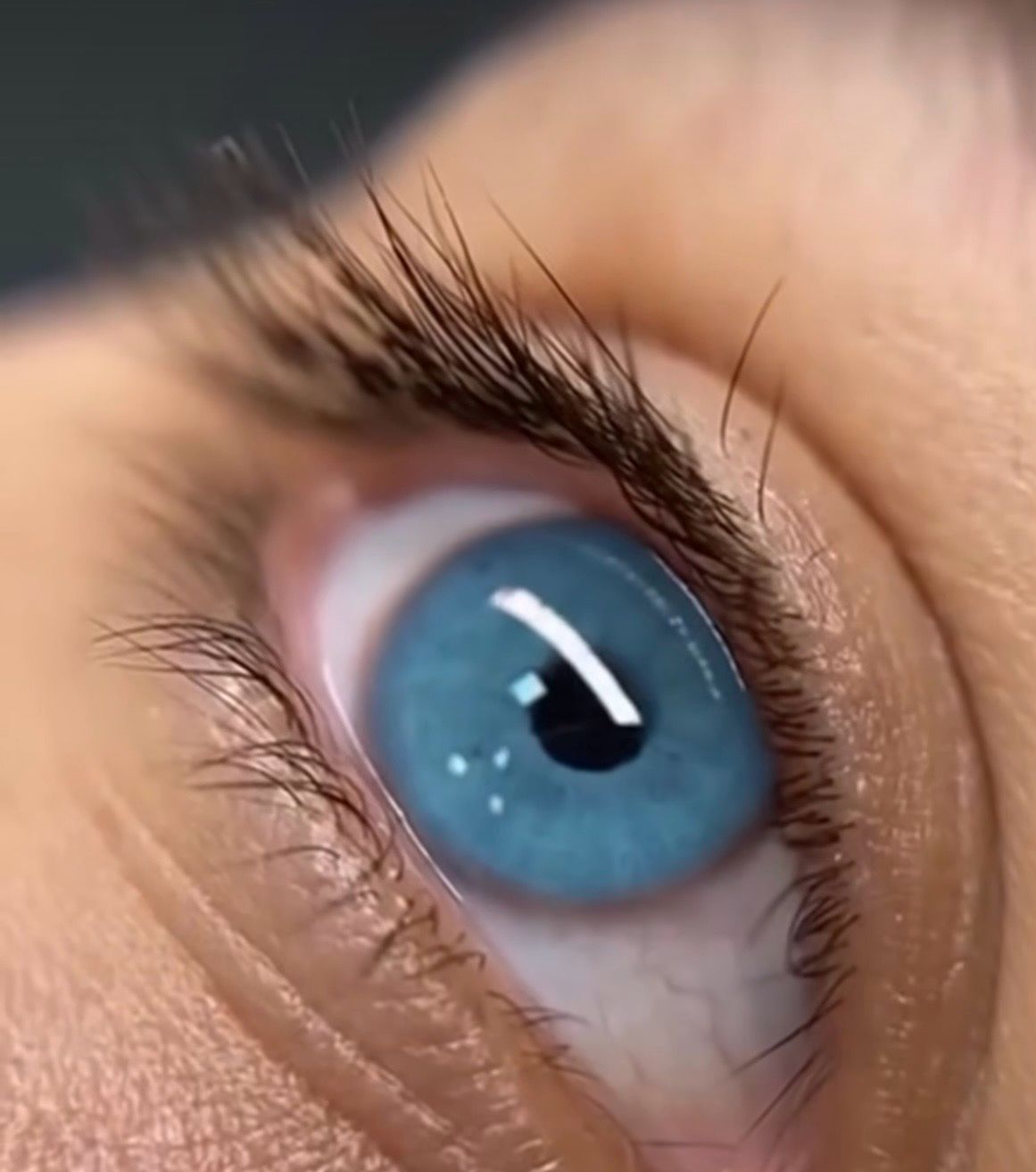 Korean Lash Lift -hoidon wispy-tyylinen lopputulos